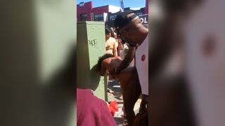 Slut getting Fucked Hard In Public By BBC video