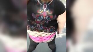 Krystal Showing off her fat Slutty Ass In Outdoor Video