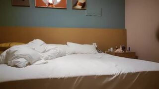 Pretty Slim Asian Girl Friend Getting Pounded By Her Boy Friend At The Hotel Room