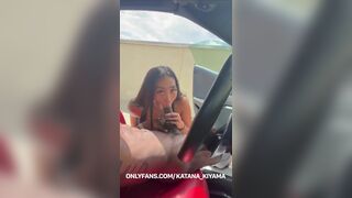 Katana_Kiyama Naughty Asian Babe Loves To Taste Of Sucking Big Black Cock In The Car Onlyfans Video
