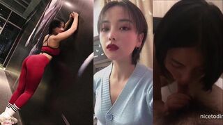 Short Hairy Horny Asian Gym Slut Getting Fucked In A Threesome Cam Video