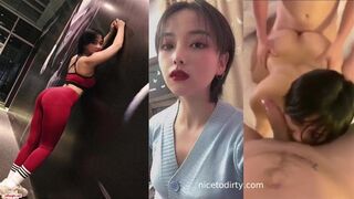 Short Hairy Horny Asian Gym Slut Getting Fucked In A Threesome Cam Video