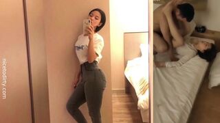 Short Hairy Horny Asian Gym Slut Getting Fucked In A Threesome Cam Video