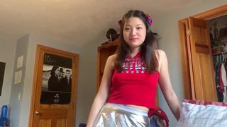 Gorgeous Asian Slut Gets Her Pussy Banged By Big Cock And Let The Guy Cum In Her Mouth