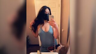 Big Titty Asian Milf Exposed Her Sexy Body Mirror Cam Video