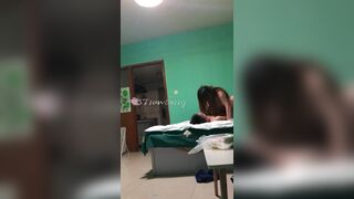 Horny Chinese Babe Riding Hard A Cock On The Bed Leaked Cam Video