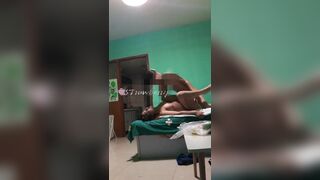 Horny Chinese Babe Riding Hard A Cock On The Bed Leaked Cam Video