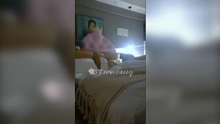 Gorgeous Asian Girl Friend With Awesome Big Tits Gets Hardcore Fuck By Her Boy Friend On The Bed Cam Video