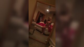 Horny Asian GF Filming Her Nudes In A Hotel Room Video