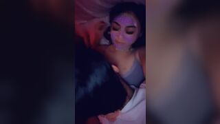 Cute Asian GF Kissing Her BF On The Bed Leaked Video