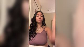 Big Titty Asian Babe Hot Sexy Video