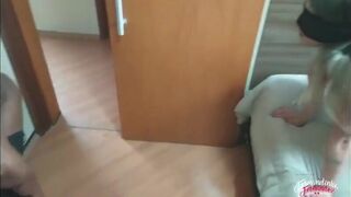 Fernandinha Fernandez Hot Blindfolded Tattooed Babe Gets her Pussy Drilled hard In Doggy Video