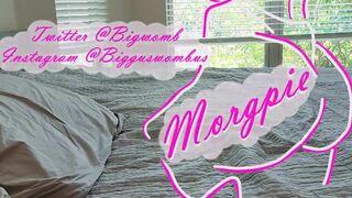 Morgpie Pretty Girl Fucked After She Masturbates and Rubs His Cock In Booty Cheeks Until he Cums Video