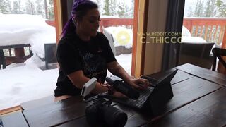 Lesbian Slut Licking Her Pussy Video