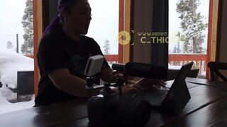 Lesbian Slut Licking Her Pussy Video