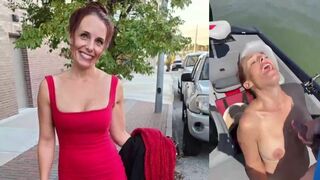 Horny Milf Getting Huge Cumshots On Tits While On Boat Ride Video