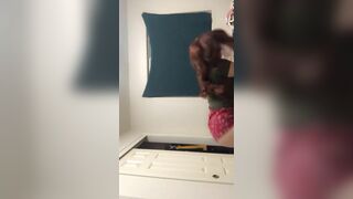 Sexy Fat Gf Showing Off Her Big Boobs and Booty WHile Dancing Video