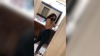 Topless Sexy Chubby Girl Showing Her Big Booty Video