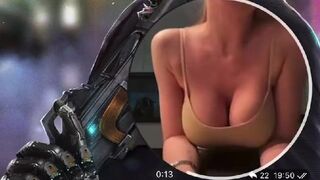 Sexy Russian Gf Exposing Her Huge Tits Video