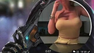 Hot Busty Babe Exposing Her Huge Boobs Video