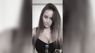 Olgachocolate Sexy Busty Bae Showing Off Tiktok Video