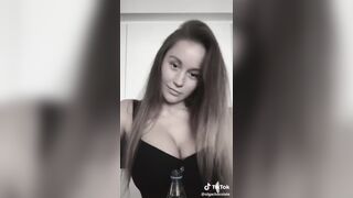 Olgachocolate Sexy Busty Bae Showing Off Tiktok Video
