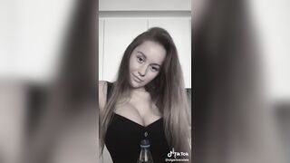 Olgachocolate Sexy Busty Bae Showing Off Tiktok Video