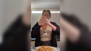 Olgachocolate Busty Russian Babe With Bouncing Huge Boobs Tiktok Video