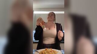 Olgachocolate Busty Russian Babe With Bouncing Huge Boobs Tiktok Video