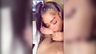 Hot Dark Skinned Girl Giving Head Video