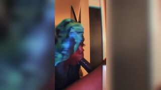 Ebony Slut Sucking a Hard BBC Video