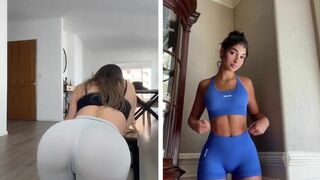 Sexy Babe In Tights Showing off Their Booties And Boobs On Cam Compilation Video