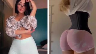 Sexy Big Ass Babe Showing Off Their Hot Juicy Booties On Cam Compilation Video
