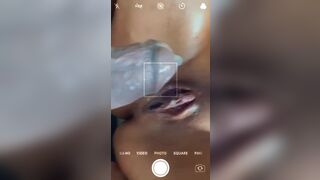 Slutty Hoe Showing Her Wet Fucked Pussy Video