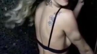 Slutty Asian Hoe Showing Off Video