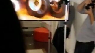 Asian Babe In a Sexy Fit Dress Video