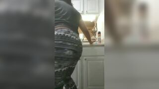 Andrea Latina Babe Showing her Big Ass While Shaking it Video