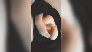 Big German Tits Squeezing Video