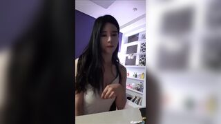 Hjhj1004 Asian pretty Girl Teases and Reveals Her Big Boobs On Cam Video