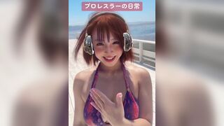 Mina Shirakawa Sexy Pretty Asian Exposing her Juicy Boobs On Cam Video