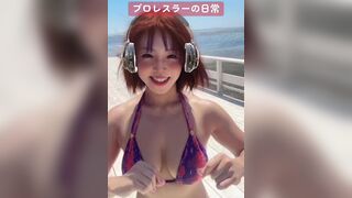 Mina Shirakawa Sexy Pretty Asian Exposing her Juicy Boobs On Cam Video