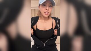 Mina Shirakawa Asian Cutie Flashing Her Hot Boobs Video