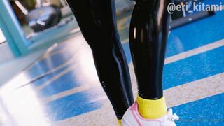 Eri Kitami Asian Hottie Showing her Tight Booty While teasing it Onlyfans Video