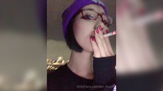 Eri Kitami Asian Showing Off While Smoking Outdoor Onlyfans Video