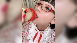 Eri Kitami Horny Asian Showing off While Drinking Chocolate Onlyfans Video