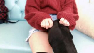 Eri Kitami Sexy Asian in Short Skirt Exposed Pussy On Cam Onlyfans Video