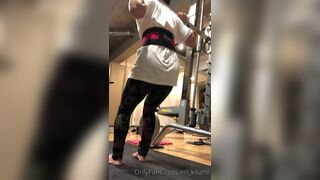 Eri Kitami Asian Slut Shows Off Booty While Workingout in Gym Onlyfans Video