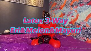 Eri Kitami Asian Slut In Latex Suit Threesome Onlyfans Video