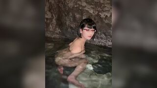 Eri Kitami Sexy Short Haired Asian Showing Off Her Nude Body On a Pool Onlyfans Video