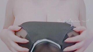 Mikansui Busty Asian Babe Reveals Her Huge Boobs On Cam While Teasing them Video